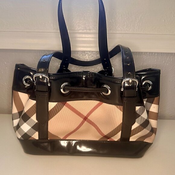 Authentic Burberry Small Canterbury Tote - Like New Condition with Tags - Picture 3 of 7